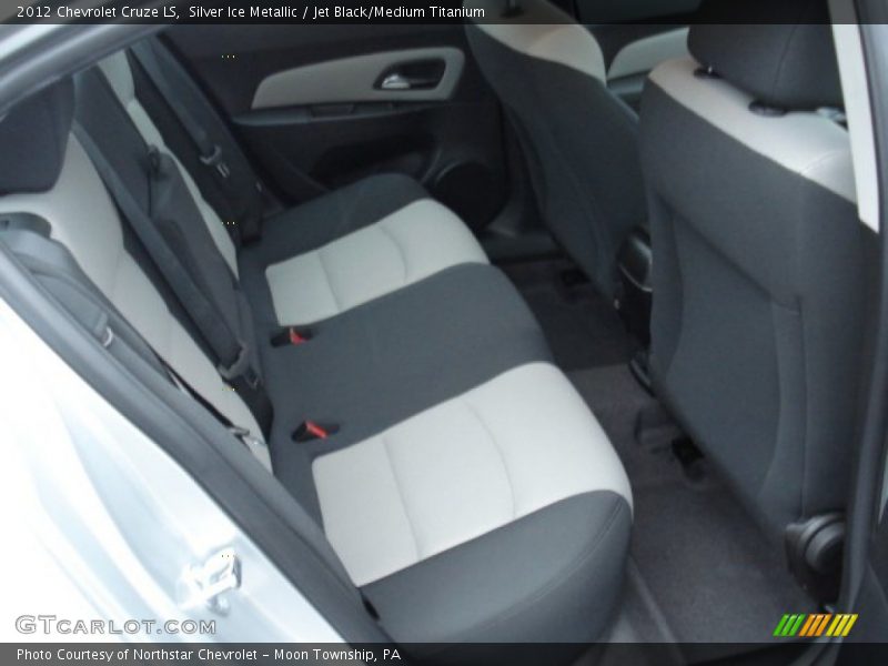 Silver Ice Metallic / Jet Black/Medium Titanium 2012 Chevrolet Cruze LS