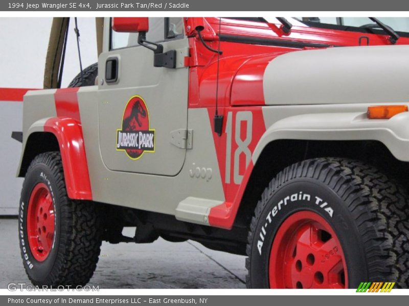 Jurassic Park Tan/Red / Saddle 1994 Jeep Wrangler SE 4x4