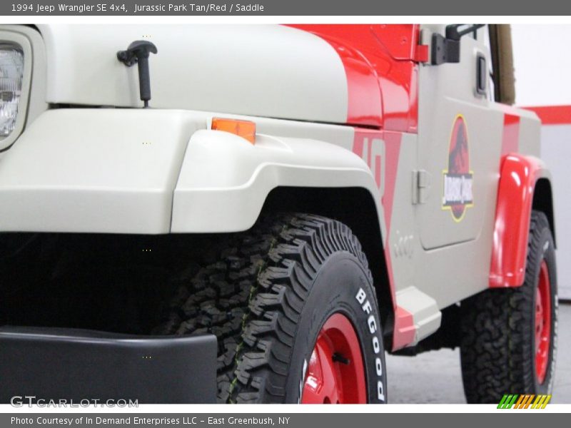 Jurassic Park Tan/Red / Saddle 1994 Jeep Wrangler SE 4x4