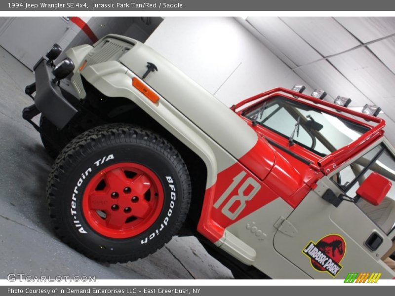 Jurassic Park Tan/Red / Saddle 1994 Jeep Wrangler SE 4x4