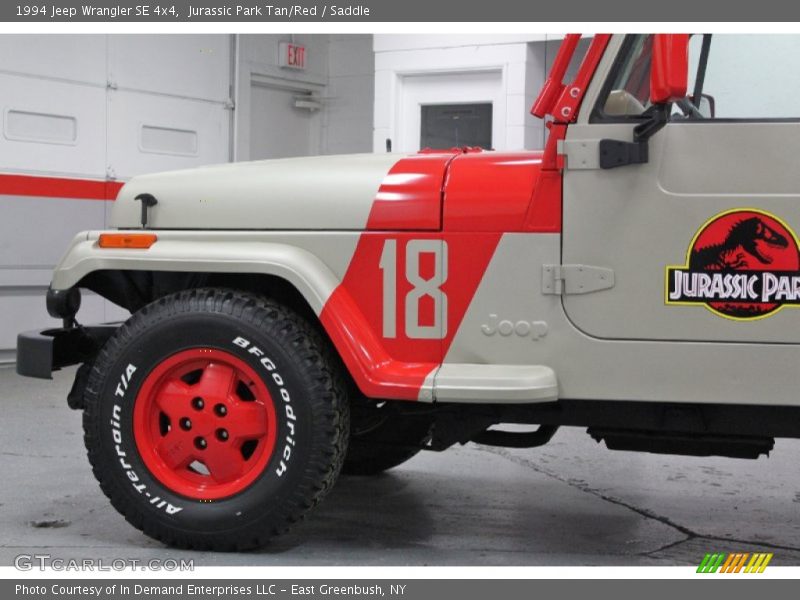 Jurassic Park Tan/Red / Saddle 1994 Jeep Wrangler SE 4x4