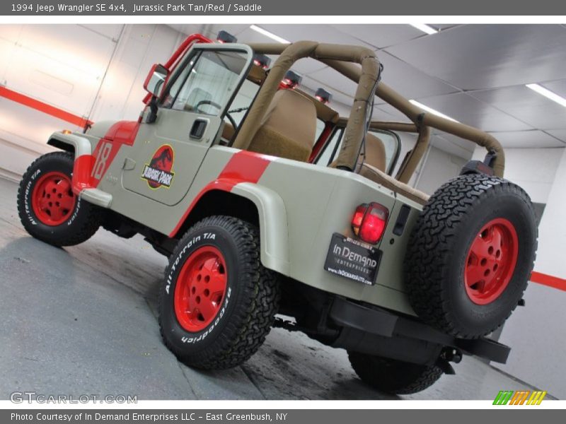 Jurassic Park Tan/Red / Saddle 1994 Jeep Wrangler SE 4x4