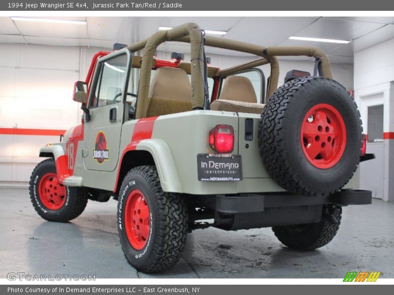 Jurassic Park Tan/Red / Saddle 1994 Jeep Wrangler SE 4x4