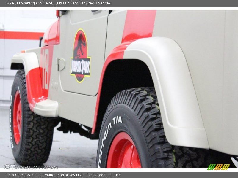 Jurassic Park Tan/Red / Saddle 1994 Jeep Wrangler SE 4x4