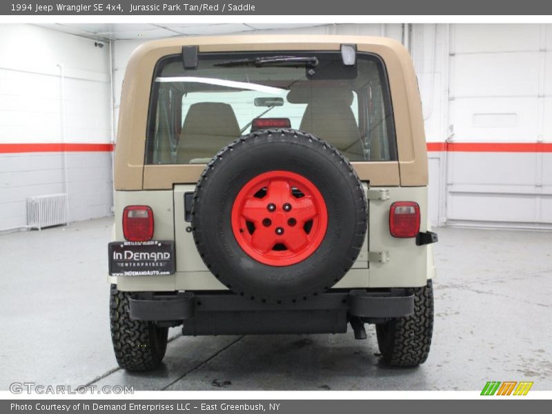 Jurassic Park Tan/Red / Saddle 1994 Jeep Wrangler SE 4x4