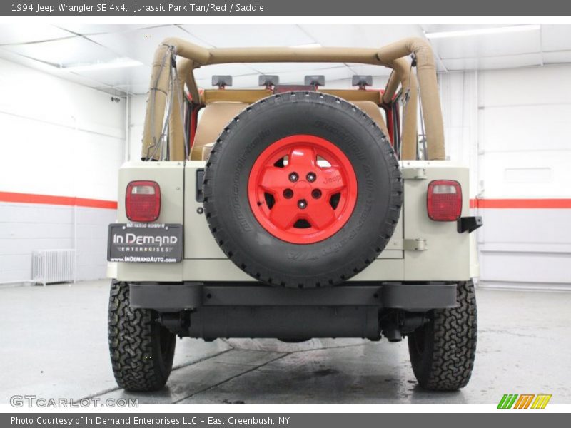 Jurassic Park Tan/Red / Saddle 1994 Jeep Wrangler SE 4x4