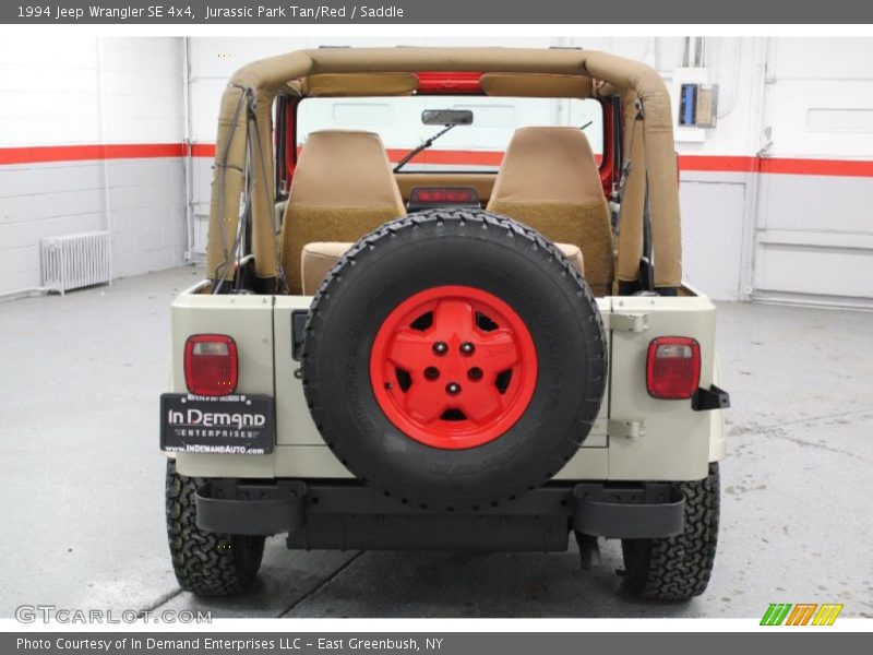 Jurassic Park Tan/Red / Saddle 1994 Jeep Wrangler SE 4x4