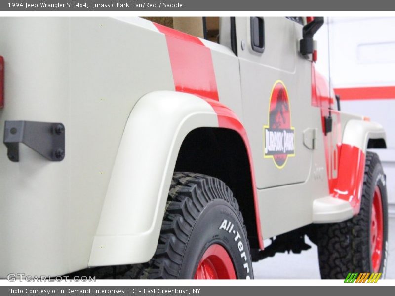 Jurassic Park Tan/Red / Saddle 1994 Jeep Wrangler SE 4x4
