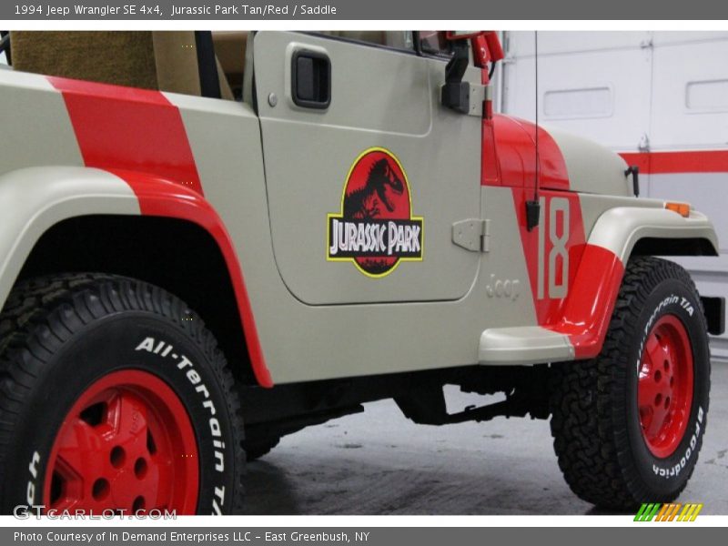 Jurassic Park Tan/Red / Saddle 1994 Jeep Wrangler SE 4x4
