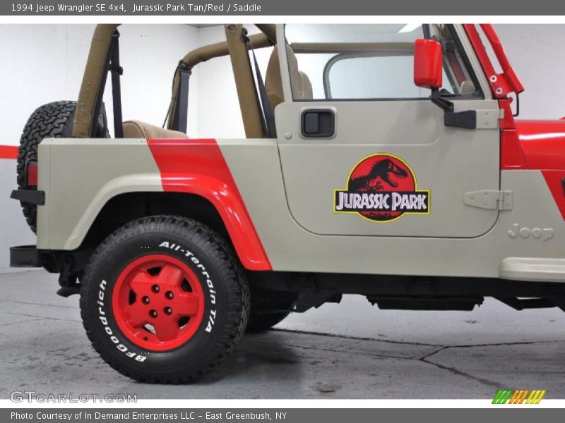 Jurassic Park Tan/Red / Saddle 1994 Jeep Wrangler SE 4x4