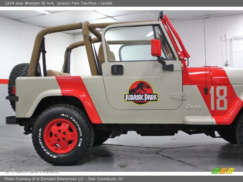 Jurassic Park Tan/Red / Saddle 1994 Jeep Wrangler SE 4x4