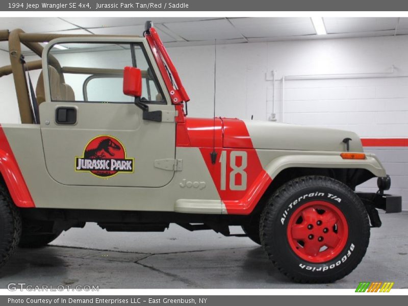 Jurassic Park Tan/Red / Saddle 1994 Jeep Wrangler SE 4x4