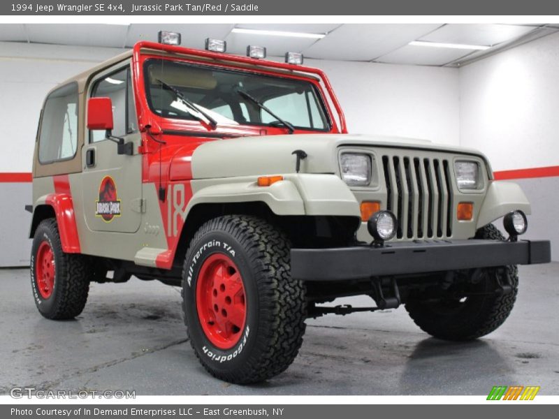Jurassic Park Tan/Red / Saddle 1994 Jeep Wrangler SE 4x4
