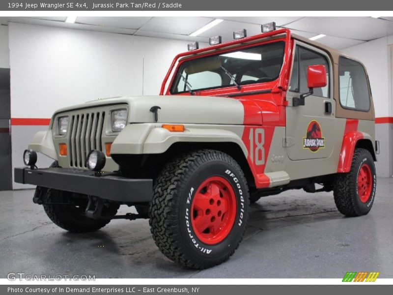 Jurassic Park Tan/Red #18 - 1994 Jeep Wrangler SE 4x4