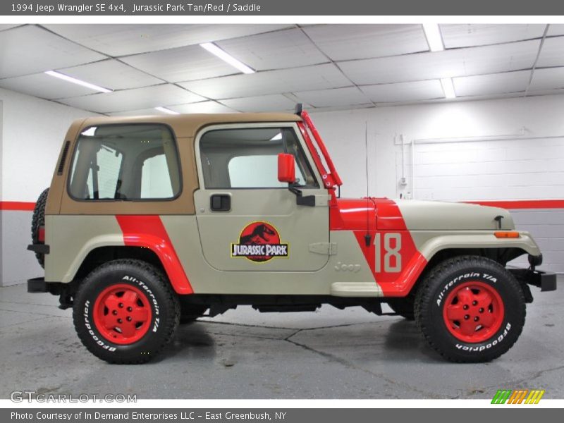 Jurassic Park Tan/Red / Saddle 1994 Jeep Wrangler SE 4x4