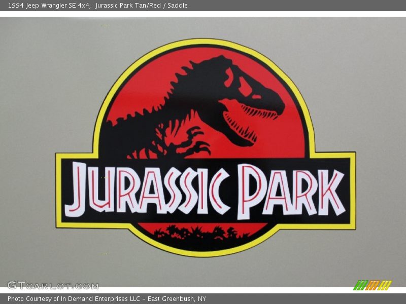 Jurassic Park Logo - 1994 Jeep Wrangler SE 4x4