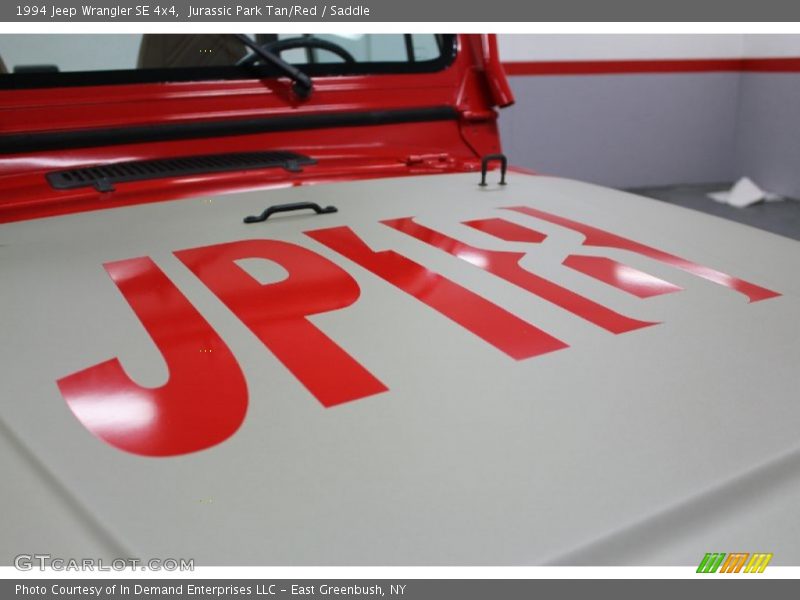 Jurassic Park Tan/Red / Saddle 1994 Jeep Wrangler SE 4x4