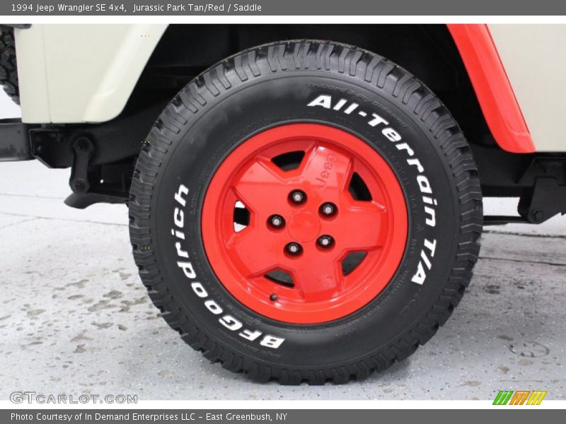Jurassic Park Tan/Red #18 - 1994 Jeep Wrangler SE 4x4