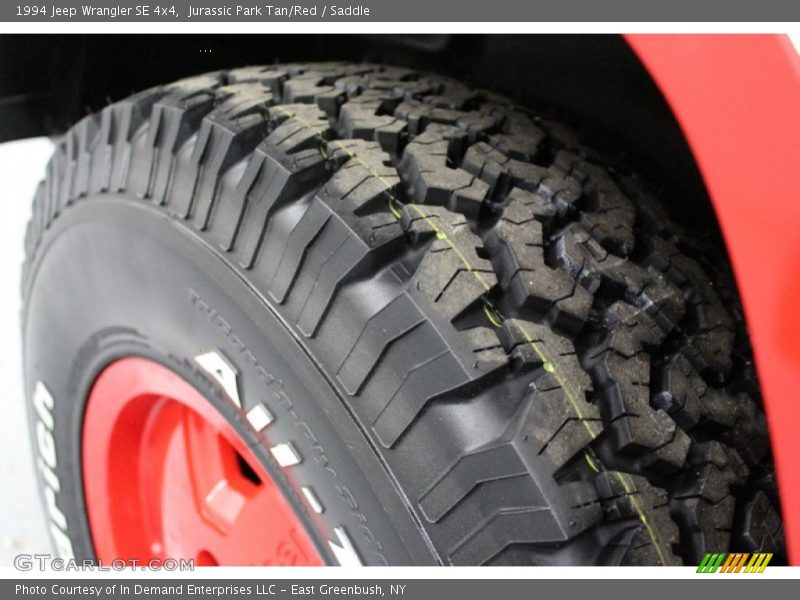 Jurassic Park Tan/Red / Saddle 1994 Jeep Wrangler SE 4x4