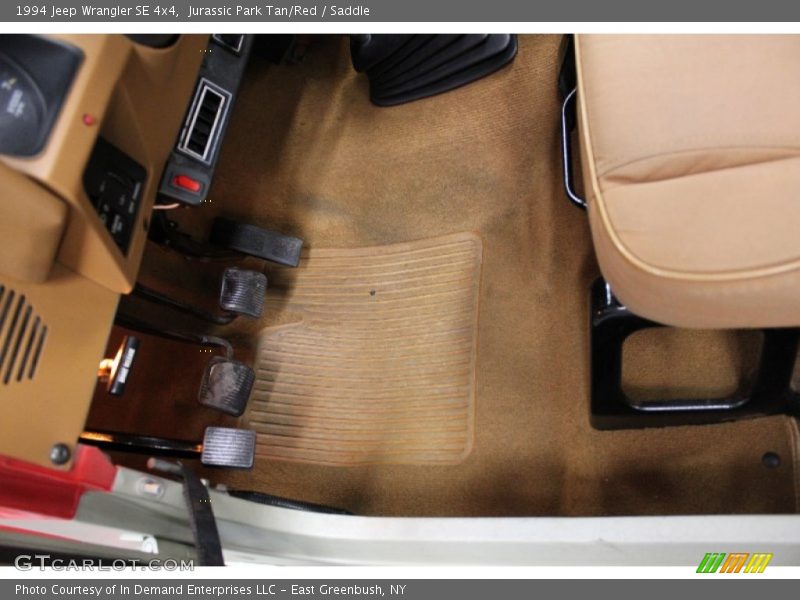 Jurassic Park Tan/Red / Saddle 1994 Jeep Wrangler SE 4x4