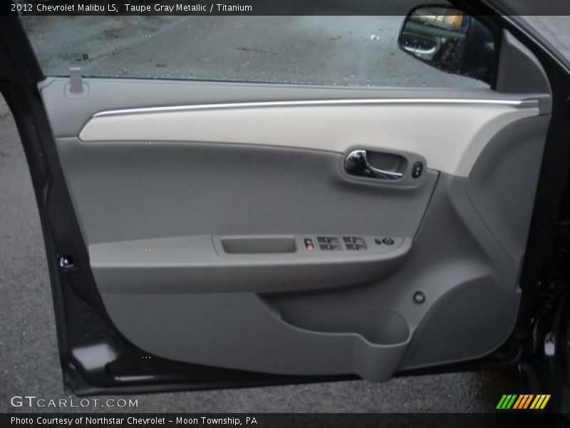 Taupe Gray Metallic / Titanium 2012 Chevrolet Malibu LS