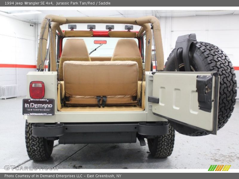 Jurassic Park Tan/Red / Saddle 1994 Jeep Wrangler SE 4x4