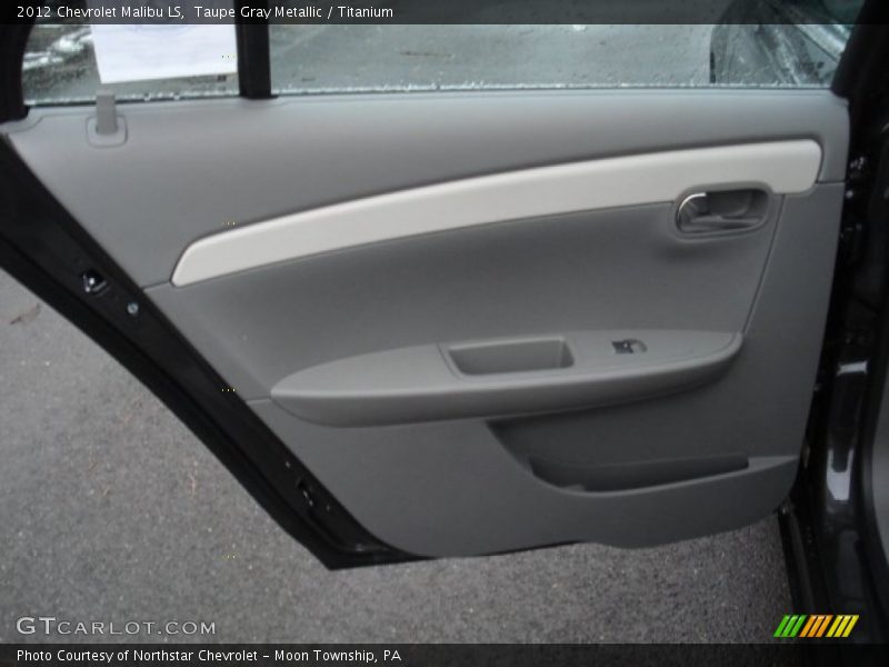 Taupe Gray Metallic / Titanium 2012 Chevrolet Malibu LS