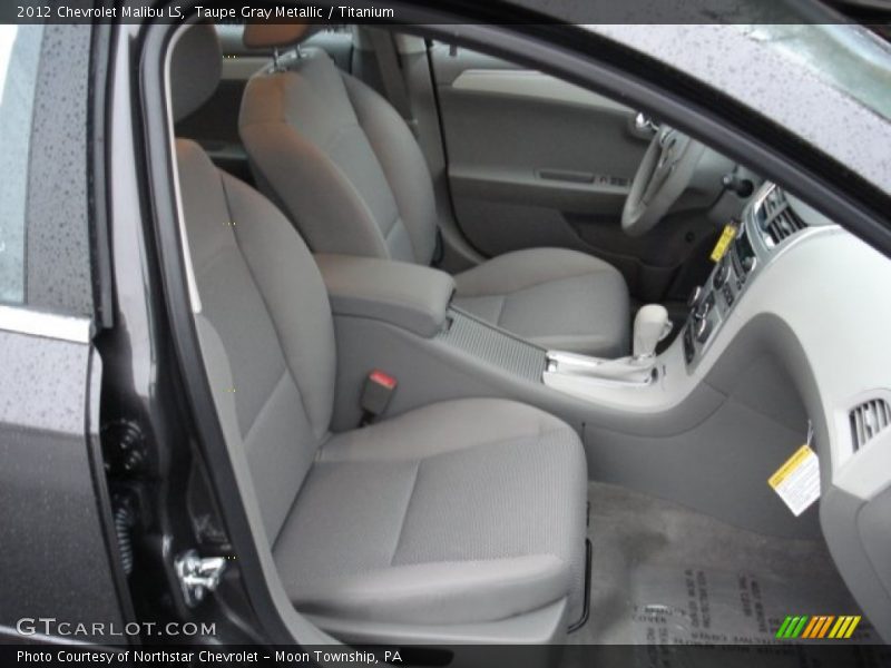 Taupe Gray Metallic / Titanium 2012 Chevrolet Malibu LS