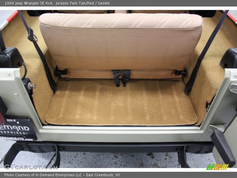 Jurassic Park Tan/Red / Saddle 1994 Jeep Wrangler SE 4x4