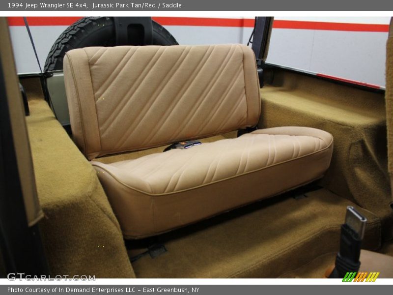  1994 Wrangler SE 4x4 Saddle Interior