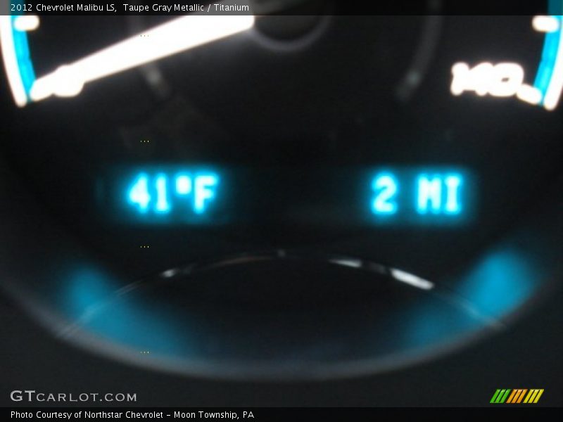 Taupe Gray Metallic / Titanium 2012 Chevrolet Malibu LS