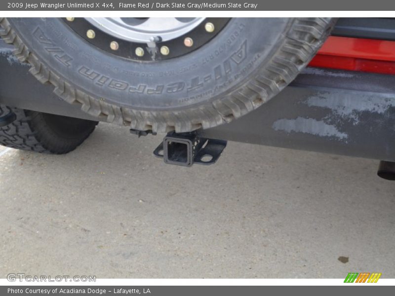 Flame Red / Dark Slate Gray/Medium Slate Gray 2009 Jeep Wrangler Unlimited X 4x4