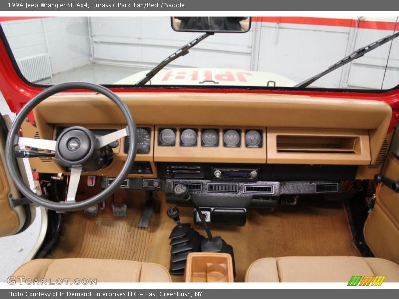 Dashboard of 1994 Wrangler SE 4x4