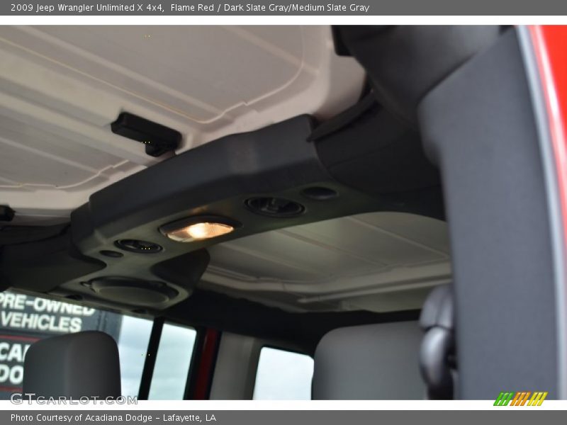 Flame Red / Dark Slate Gray/Medium Slate Gray 2009 Jeep Wrangler Unlimited X 4x4