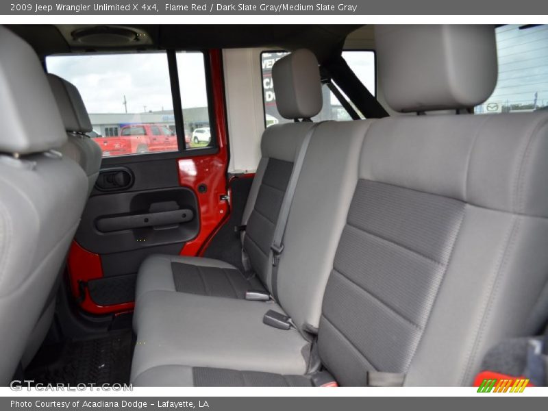 Flame Red / Dark Slate Gray/Medium Slate Gray 2009 Jeep Wrangler Unlimited X 4x4
