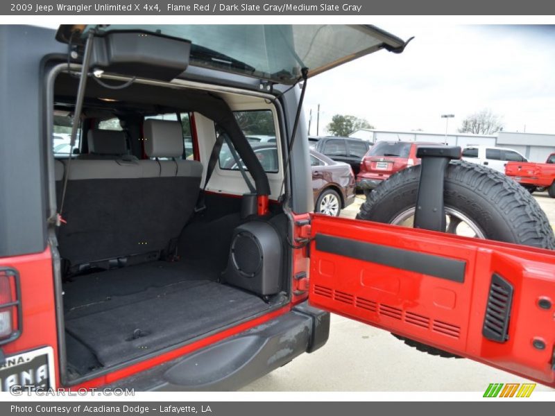 Flame Red / Dark Slate Gray/Medium Slate Gray 2009 Jeep Wrangler Unlimited X 4x4