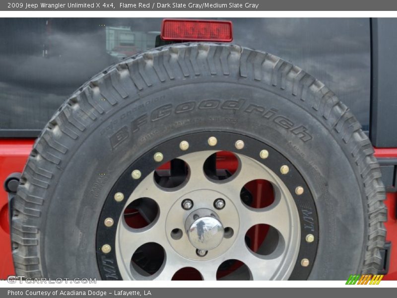 Flame Red / Dark Slate Gray/Medium Slate Gray 2009 Jeep Wrangler Unlimited X 4x4