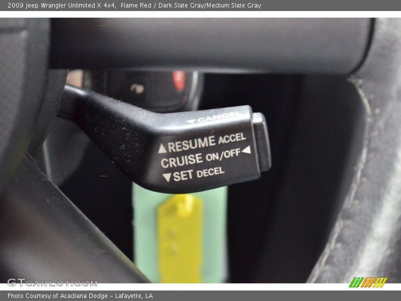 Flame Red / Dark Slate Gray/Medium Slate Gray 2009 Jeep Wrangler Unlimited X 4x4
