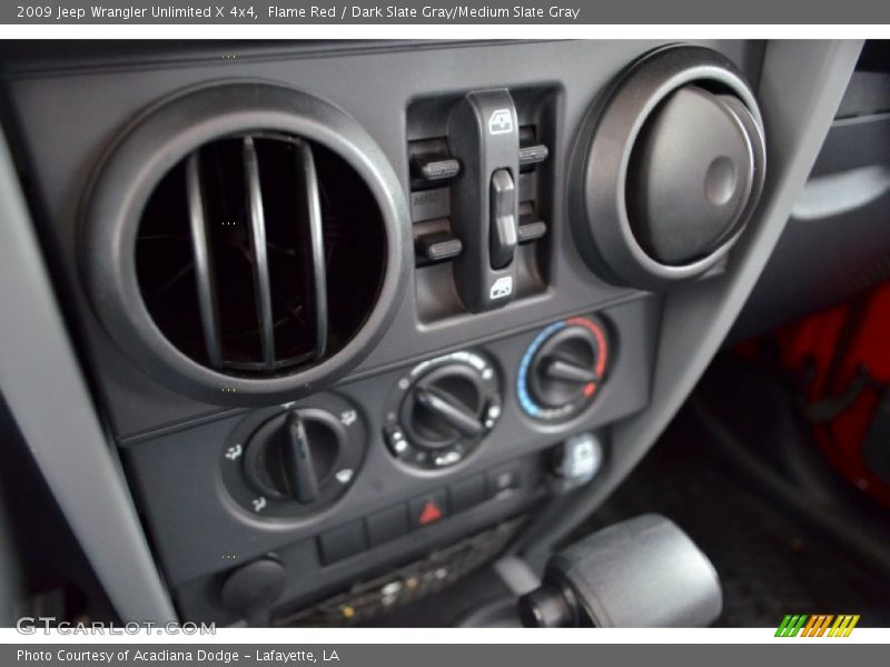 Flame Red / Dark Slate Gray/Medium Slate Gray 2009 Jeep Wrangler Unlimited X 4x4