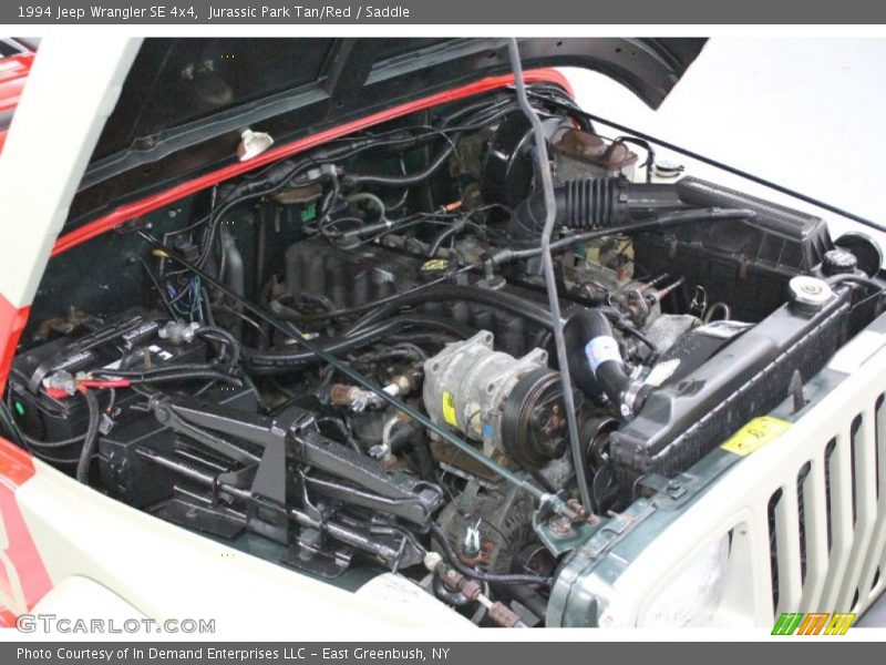  1994 Wrangler SE 4x4 Engine - 4.0 Liter OHV 12-Valve Inline 6 Cylinder