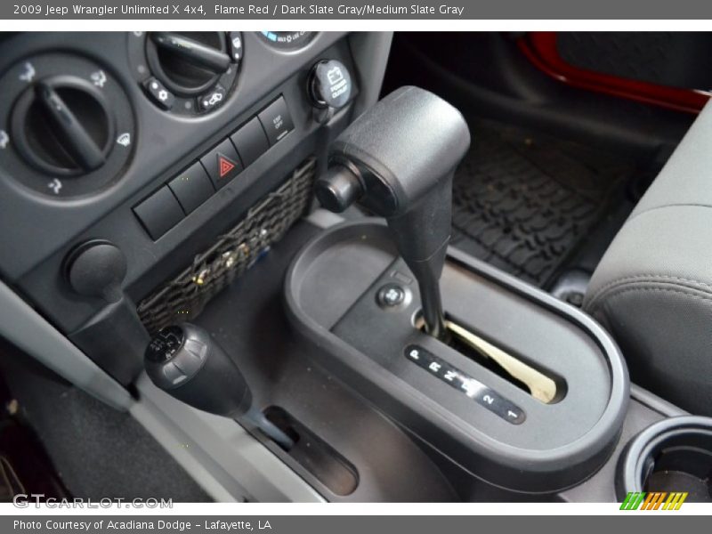 Flame Red / Dark Slate Gray/Medium Slate Gray 2009 Jeep Wrangler Unlimited X 4x4