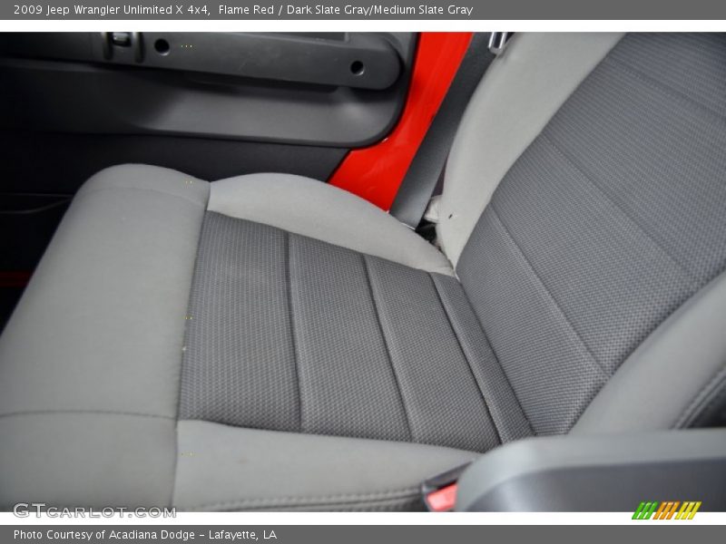 Flame Red / Dark Slate Gray/Medium Slate Gray 2009 Jeep Wrangler Unlimited X 4x4