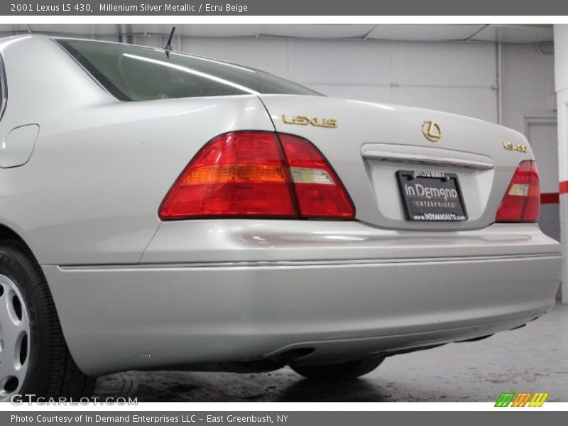 Millenium Silver Metallic / Ecru Beige 2001 Lexus LS 430