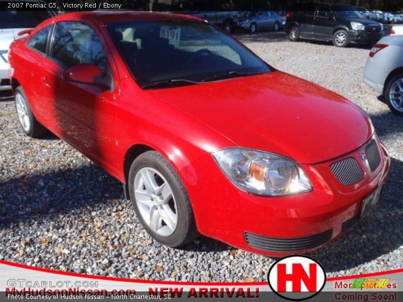 Victory Red / Ebony 2007 Pontiac G5