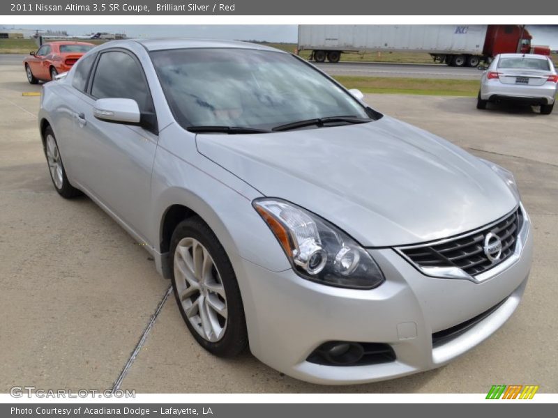 Front 3/4 View of 2011 Altima 3.5 SR Coupe