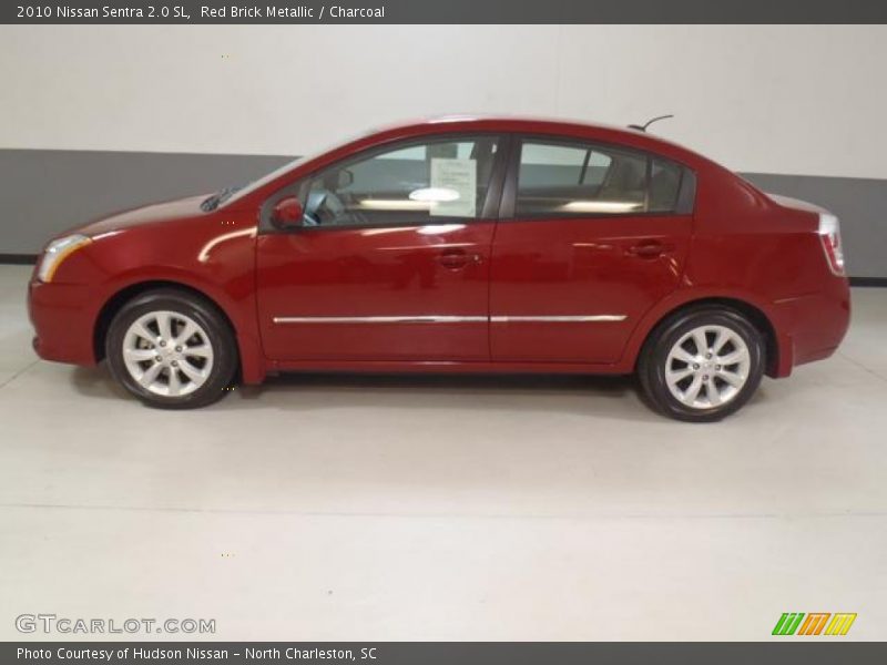 Red Brick Metallic / Charcoal 2010 Nissan Sentra 2.0 SL