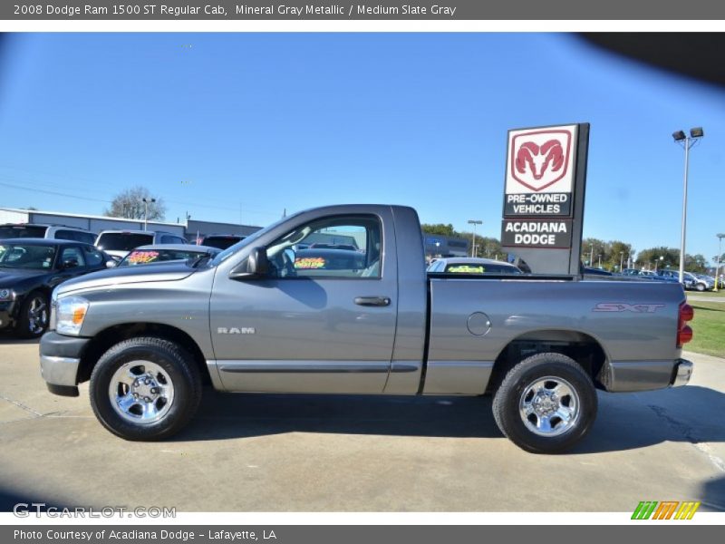 Mineral Gray Metallic / Medium Slate Gray 2008 Dodge Ram 1500 ST Regular Cab