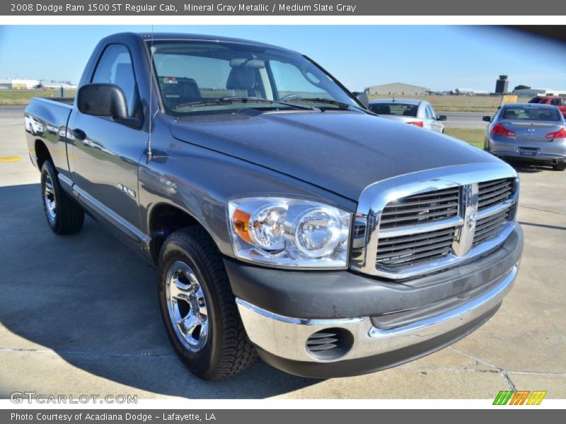 Mineral Gray Metallic / Medium Slate Gray 2008 Dodge Ram 1500 ST Regular Cab