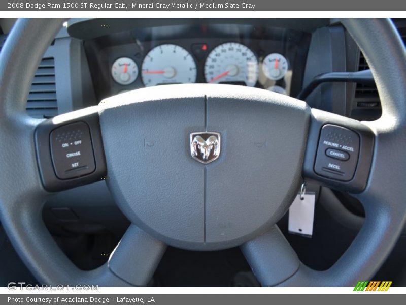 Mineral Gray Metallic / Medium Slate Gray 2008 Dodge Ram 1500 ST Regular Cab