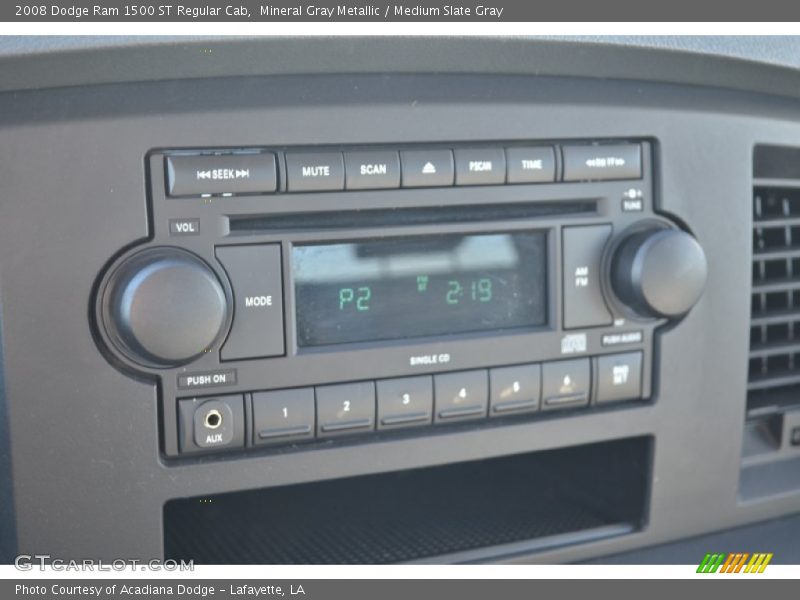 Mineral Gray Metallic / Medium Slate Gray 2008 Dodge Ram 1500 ST Regular Cab